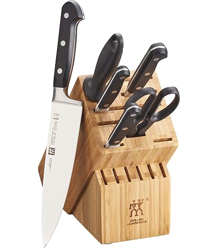 Amazon.com: ZWILLING Four Star 7-pc Knife Block Set: Knives Forged